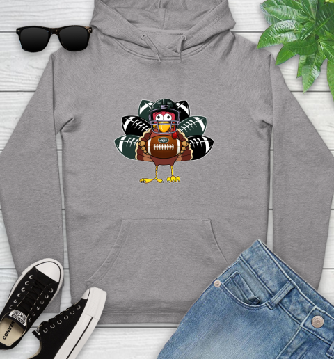 New York Jets Turkey Thanksgiving Day Youth Hoodie 6