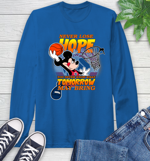 Washington Wizards NBA Basketball Mickey Disney Never Lose Hope Long Sleeve T-Shirt 10