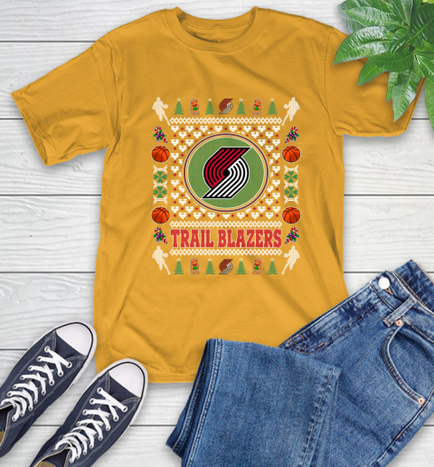 Portland Trail Blazers Merry Christmas NBA Basketball Loyal Fan Ugly Shirt 2