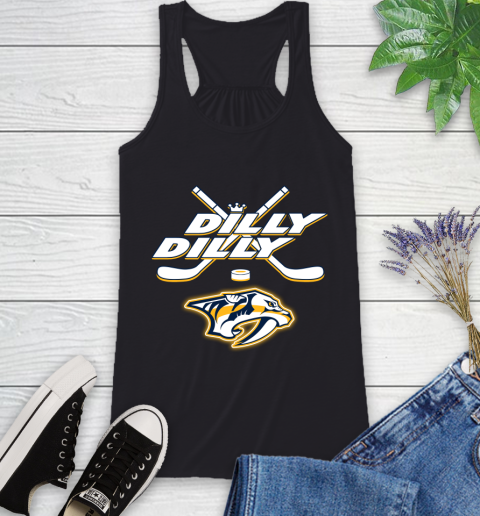NHL Nashville Predators Dilly Dilly Hockey Sports Racerback Tank 2