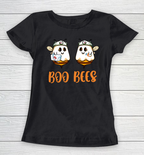Boo Bees Nurse Ghost Halloween Matching Couples Costume Women's T-Shirt