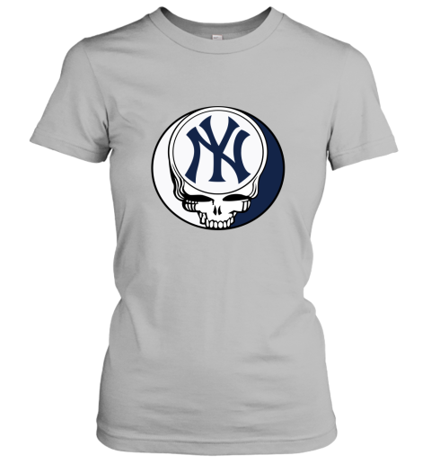 New York Yankees The Grateful Dead Baseball MLB Mashup Women's T-Shirt 