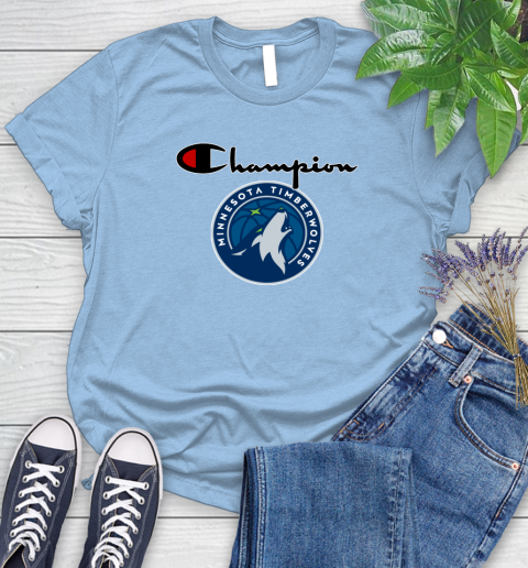 NBA Basketball Minnesota Timberwolves Champion Shirt Women's T-Shirt 6