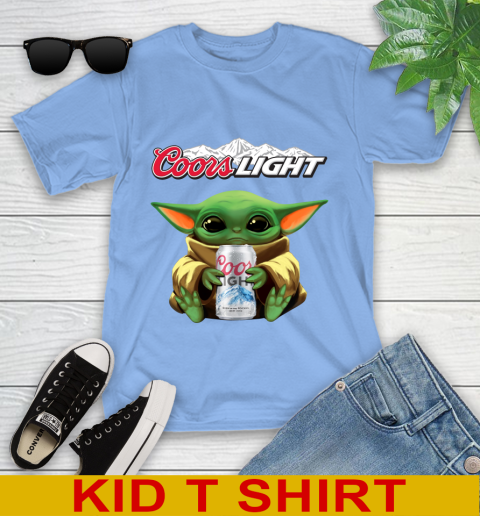 Star Wars Baby Yoda Hugs Coors Beer Shirt 111