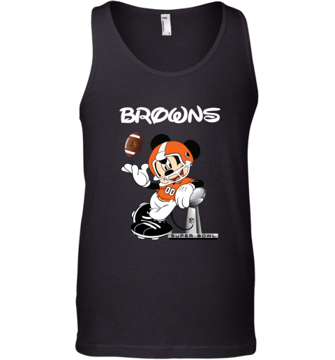 Mickey Browns Taking The Super Bowl Trophy Football Tank Top