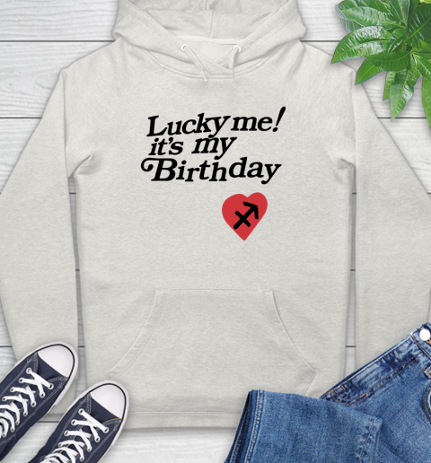 Lucky me its shop my birthday sweatshirt kanye