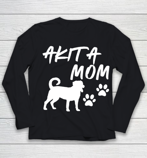Mother's Day Funny Gift Ideas Apparel  Akita Mom T Shirt Youth Long Sleeve