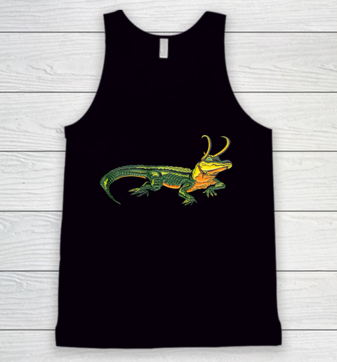 Loki gator Alligator loki Croki Crocodile God of mischief Tank Top