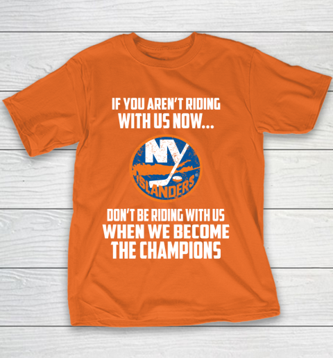 NHL New York Islanders Hockey We Become The Champions Youth T-Shirt 4