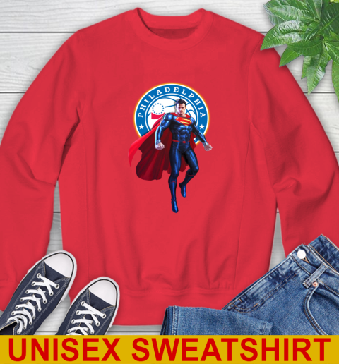 NBA Awesome Superman Basketball Sports Philadelphia 76ers 34