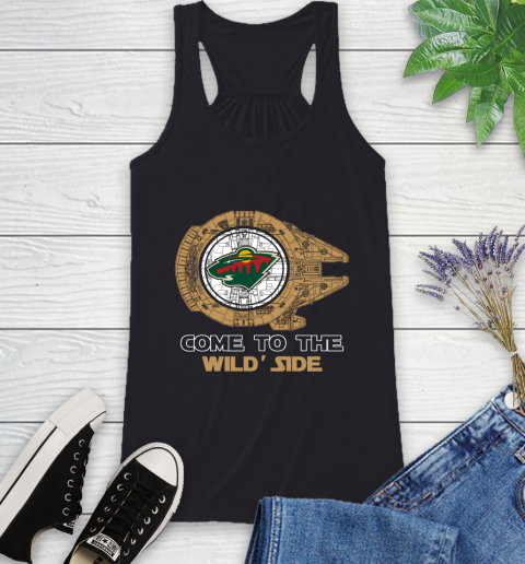 NHL Come To The Minnesota Wild Wars Hockey Sports Racerback Tank
