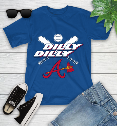 MLB Atlanta Braves Dilly Dilly Baseball Sports Youth T-Shirt 9
