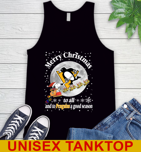 Pittsburgh Penguins Merry Christmas To All And To Penguins A Good Season NHL Hockey Sports Tank Top