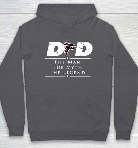 Atlanta Falcons NFL Football Dad The Man The Myth The Legend Hoodie 4