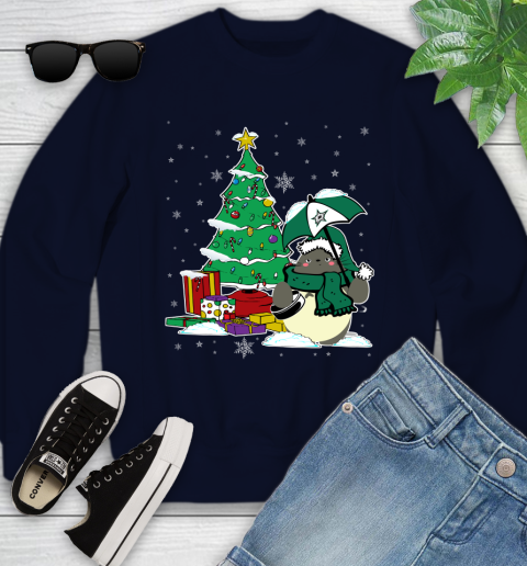 Dallas Stars NHL Hockey Cute Tonari No Totoro Christmas Sports Youth Sweatshirt 2