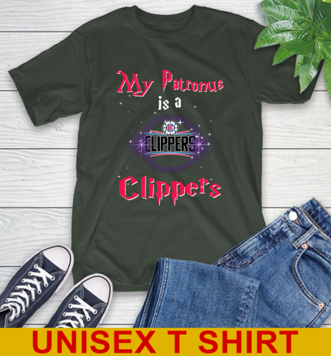 NBA Basketball Harry Potter My Patronus Is A LA Clippers T-Shirt 7 NBA Basketball Harry Potter My Patronus Is A LA Clippers T-Shirt - Image 7