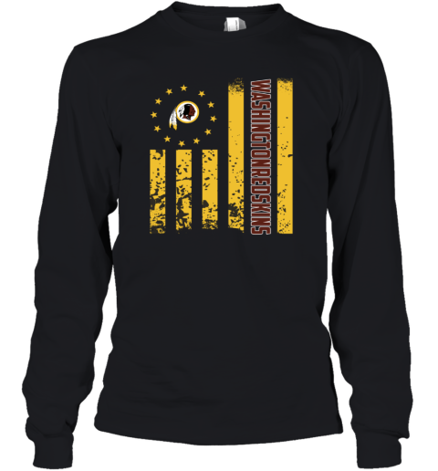 NFL Washington Redskins American Flag Youth Long Sleeve
