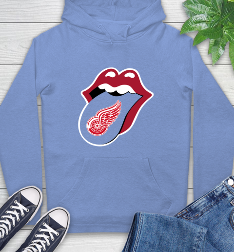 Detroit Red Wings NHL Hockey Lips I Root For My Team Adoring Fan 23