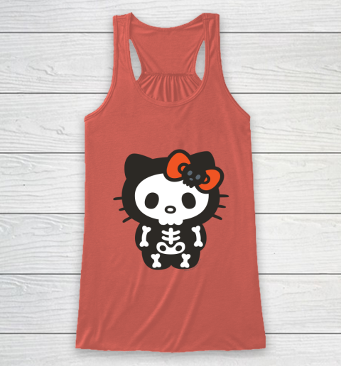 Hello Kitty Skeleton Halloween Racerback Tank 2
