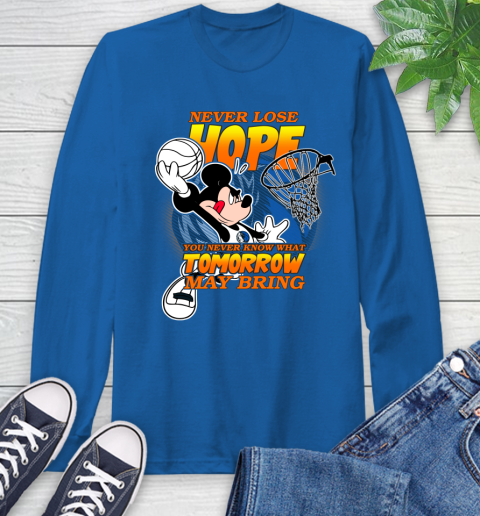 Dallas Mavericks NBA Basketball Mickey Disney Never Lose Hope Long Sleeve T-Shirt 10