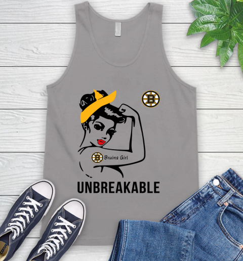 NHL Boston Bruins Girl Unbreakable Hockey Sports Tank Top 2