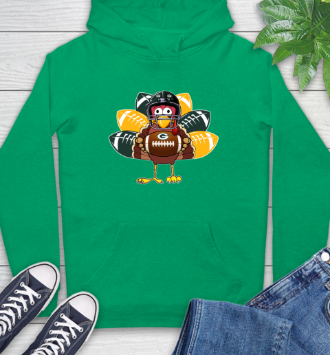 Green Bay Packers Turkey Thanksgiving Day Hoodie 8