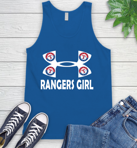 MLB Texas Rangers Under Armour Baseball Sports Tank Top 4