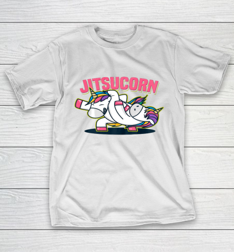 Funny Jiu Jitsu T Shirt Cute Unicorn Self Defense T-Shirt