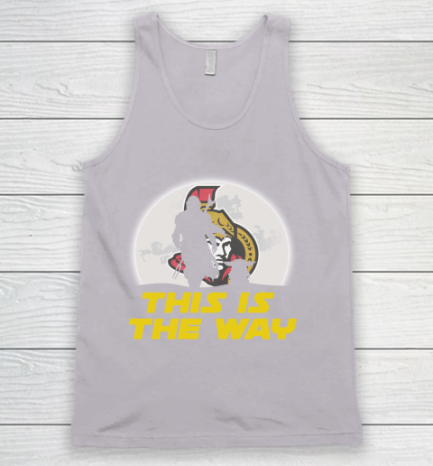Ottawa Senators NHL Ice Hockey Star Wars Yoda And Mandalorian This Is The Way Tank Top 3