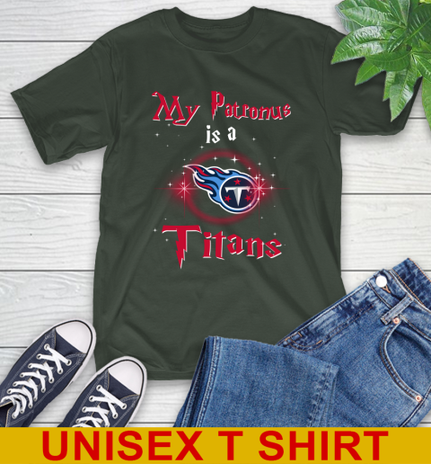 NFL Football Harry Potter My Patronus Is A Tennessee Titans T-Shirt 6