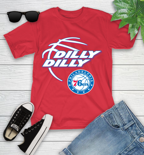 NBA Philadelphia 76ers Dilly Dilly Basketball Sports Youth T-Shirt 10