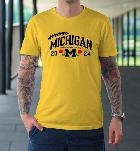 Michigan Rose Bowl Game 2024 T-Shirt | Tee For Sports