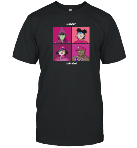 Gorillaz Four Squares T