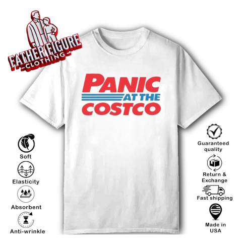 Panic At The Costco Shirt Funny Grocery Store Parody T-Shirt