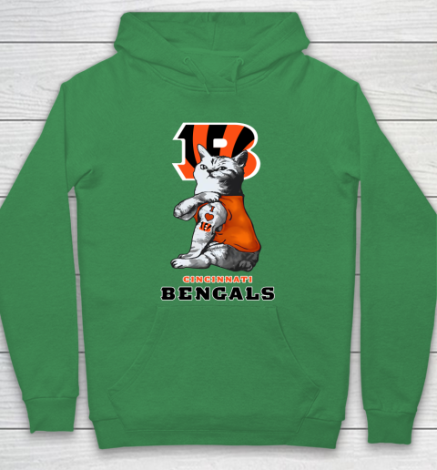 NFL Football My Cat Loves Cincinnati Bengals Hoodie 5