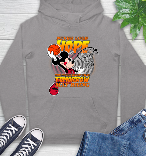 Portland Trail Blazers NBA Basketball Mickey Disney Never Lose Hope Hoodie 6