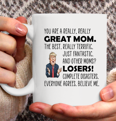 Trump Mothers Day Best Mom Ever Mug Mom Birthday Gift Ceramic Mug 11oz