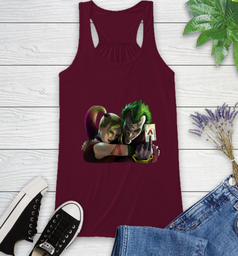 Arizona Diamondbacks MLB Baseball Joker Harley Quinn Suicide Squad Racerback Tank 3