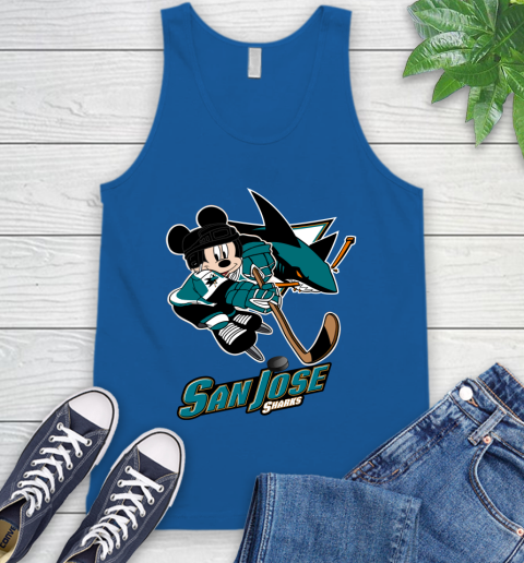 NHL San Jose Sharks Mickey Mouse Disney Hockey T Shirt Tank Top 5
