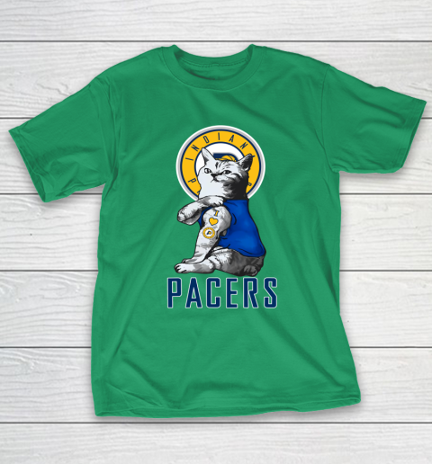 NBA Basketball My Cat Loves Indiana Pacers T-Shirt 5