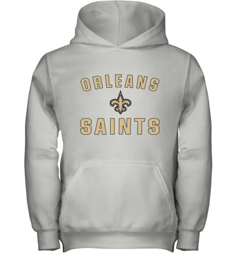 Orleans Saints NFL Pro Line By Fanatics Branded Gray Victory Youth Hoodie