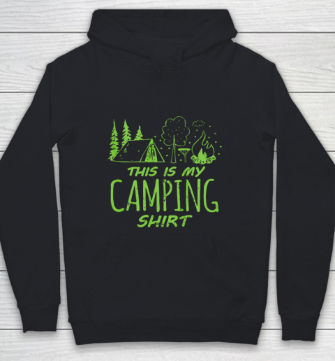 This Is My Camping Shirt T Shirt Camper Gift Youth Hoodie