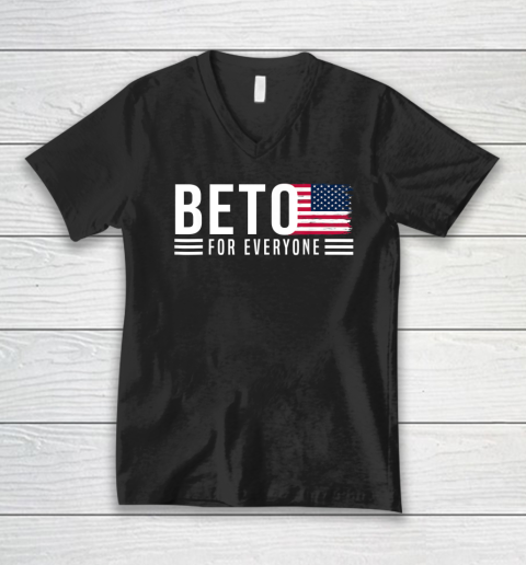 Beto For Everyone American Flag V-Neck T-Shirt