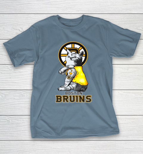 NHL My Cat Loves Boston Bruins Hockey T-Shirt 6