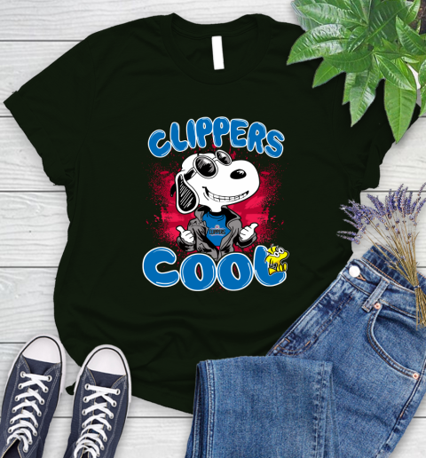 NBA Basketball LA Clippers Cool Snoopy Shirt Women's T-Shirt 5