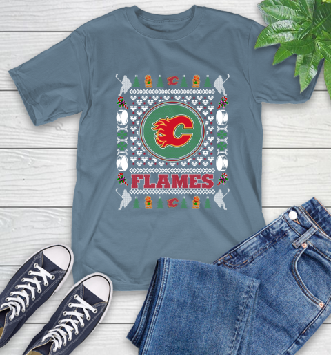 Calgary Flames Merry Christmas NHL Hockey Loyal Fan Ugly Shirt 8