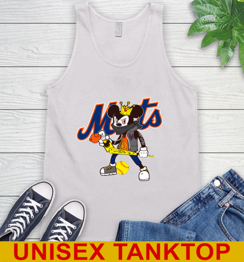New York Mets MLB Baseball Mickey Peace Sign Sports Tank Top