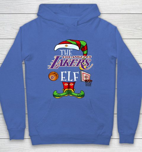 Los Angeles Lakers Christmas ELF Funny NBA Hoodie 6