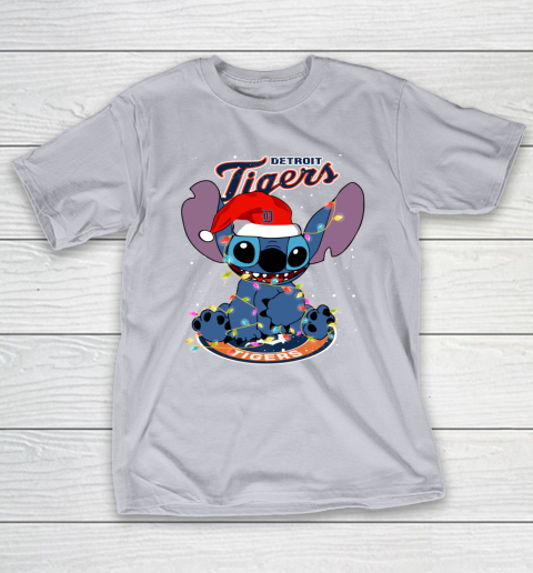 Detroit Tigers MLB noel stitch Baseball Christmas T-Shirt 4