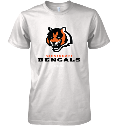 Cincinnati Cengals NFL Pro Line Black Team Lockup Premium Men's T-Shirt